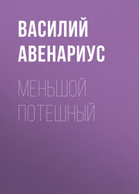 Обложка «Меньшой потешный»