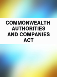 Обложка «Commonwealth Authorities and Companies Act»