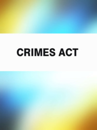 Обложка «Crimes Act»