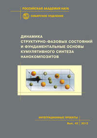 Обложка «Динамика структурно-фазовых состояний и фундаментальные основы кумулятивного синтеза нанокомпозитов»