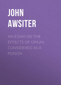 Обложка «An Essay on the Effects of Opium. Considered as a Poison»