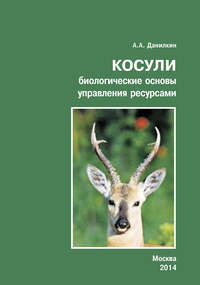 Обложка «Косули. Биологические основы управления ресурсами»