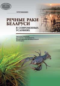 Обложка «Речные раки Беларуси в современных условиях»