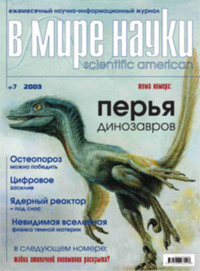 Обложка «Журнал В мире науки №07/2003»