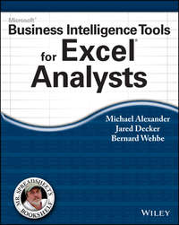 Обложка «Microsoft Business Intelligence Tools for Excel Analysts»