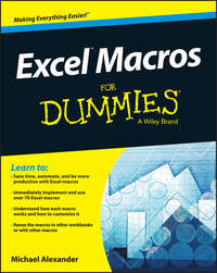 Обложка «Excel Macros For Dummies»