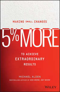 Обложка «5% More. Making Small Changes to Achieve Extraordinary Results»