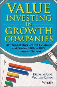 Обложка «Value Investing in Growth Companies. How to Spot High Growth Businesses and Generate 40% to 400% Investment Returns»
