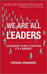Обложка «We Are All Leaders. Leadership is Not a Position, It's a Mindset»