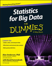 Обложка «Statistics for Big Data For Dummies»