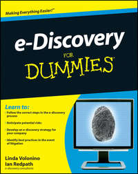 Обложка «e-Discovery For Dummies»