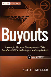 Обложка «Buyouts. Success for Owners, Management, PEGs, ESOPs and Mergers and Acquisitions»