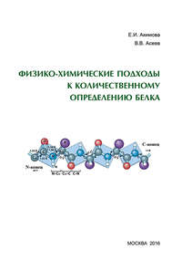 Обложка «Физико-химические подходы к количественному определению белка»
