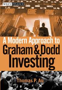 Обложка «A Modern Approach to Graham and Dodd Investing»