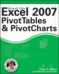 Обложка «Excel 2007 PivotTables and PivotCharts»