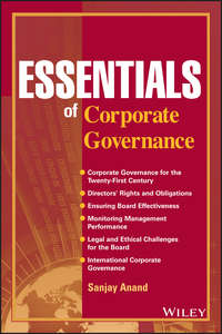 Обложка «Essentials of Corporate Governance»