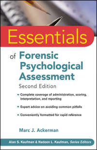 Обложка «Essentials of Forensic Psychological Assessment»