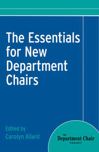 Обложка «The Essentials for New Department Chairs»