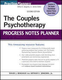 Обложка «The Couples Psychotherapy Progress Notes Planner»