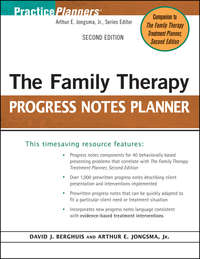 Обложка «The Family Therapy Progress Notes Planner»