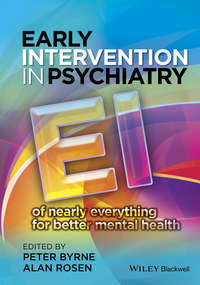 Обложка «Early Intervention in Psychiatry. EI of Nearly Everything for Better Mental Health»