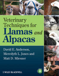 Обложка «Veterinary Techniques for Llamas and Alpacas»