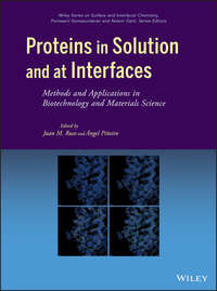 Обложка «Proteins in Solution and at Interfaces. Methods and Applications in Biotechnology and Materials Science»