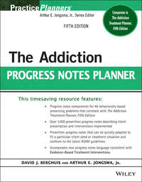 Обложка «The Addiction Progress Notes Planner»