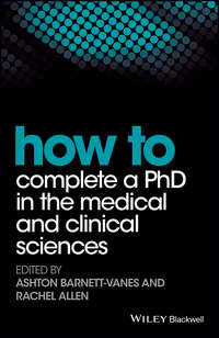 Обложка «How to Complete a PhD in the Medical and Clinical Sciences»