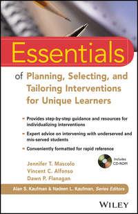 Обложка «Essentials of Planning, Selecting, and Tailoring Interventions for Unique Learners»
