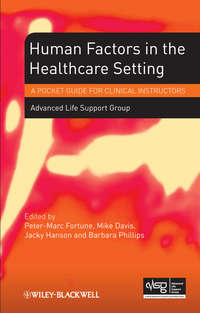 Обложка «Human Factors in the Health Care Setting. A Pocket Guide for Clinical Instructors»