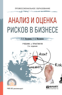 Обложка «Анализ и оценка рисков в бизнесе 2-е изд., пер. и доп. Учебник и практикум для СПО»