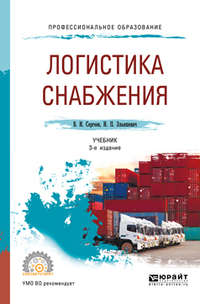Обложка «Логистика снабжения 3-е изд., пер. и доп. Учебник для СПО»