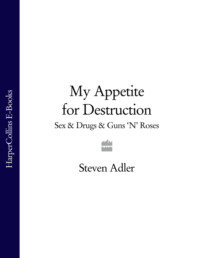 Обложка «My Appetite for Destruction: Sex & Drugs & Guns ‘N’ Roses»