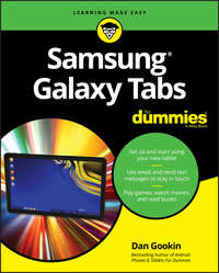 Обложка «Samsung Galaxy Tabs For Dummies»