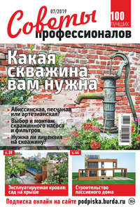 Обложка «Советы профессионалов №07/2019»