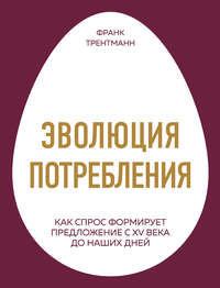 Обложка «Эволюция потребления. Как спрос формирует предложение с XV века до наших дней»