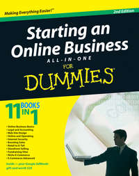 Обложка «Starting an Online Business All-in-One Desk Reference For Dummies»