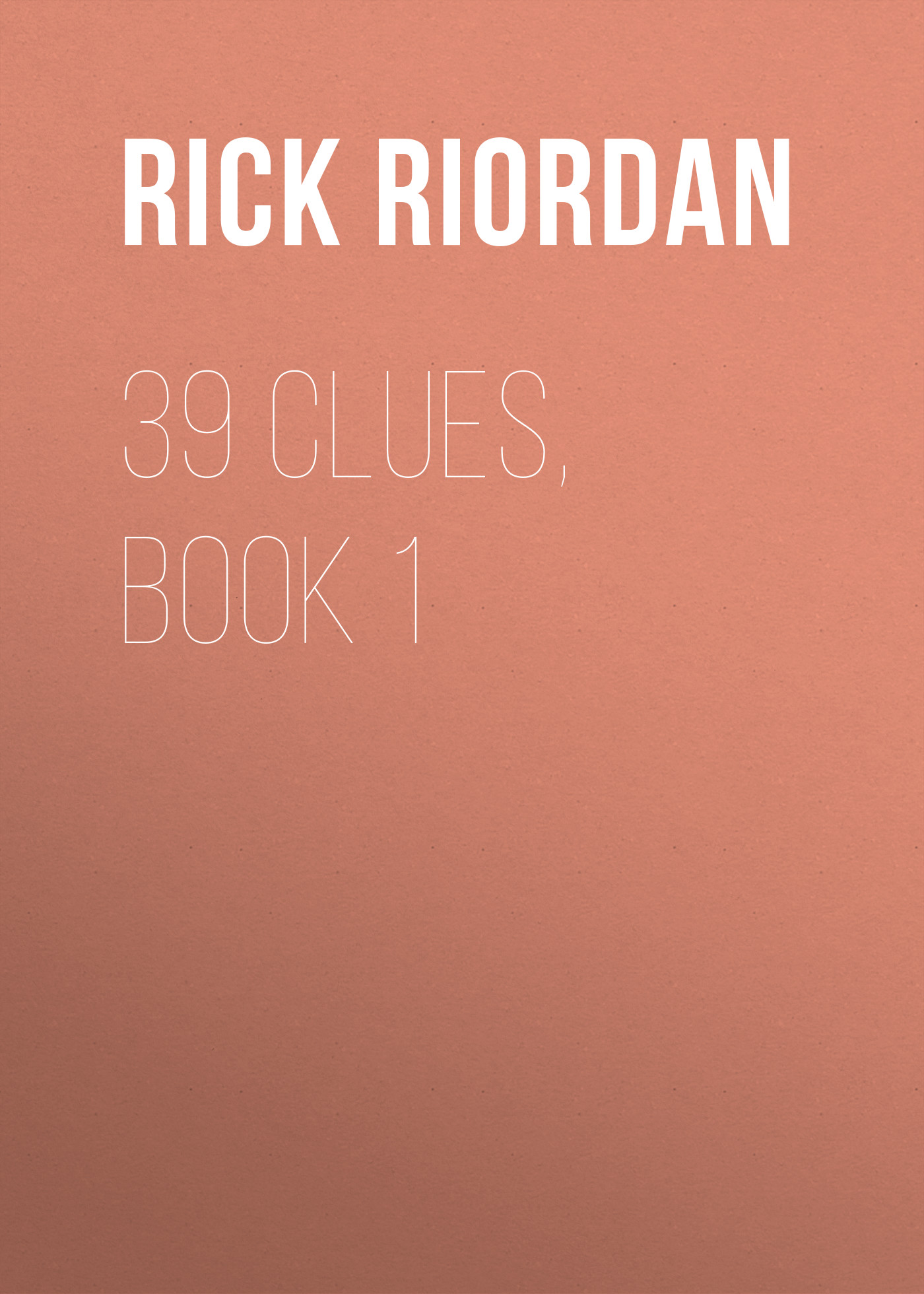 39 Clues, Book 1