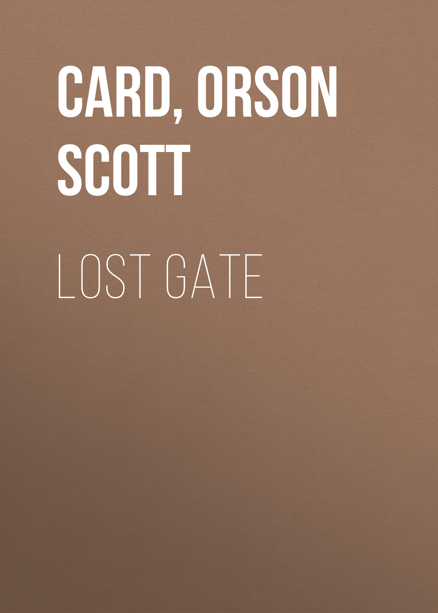 Lost Gate