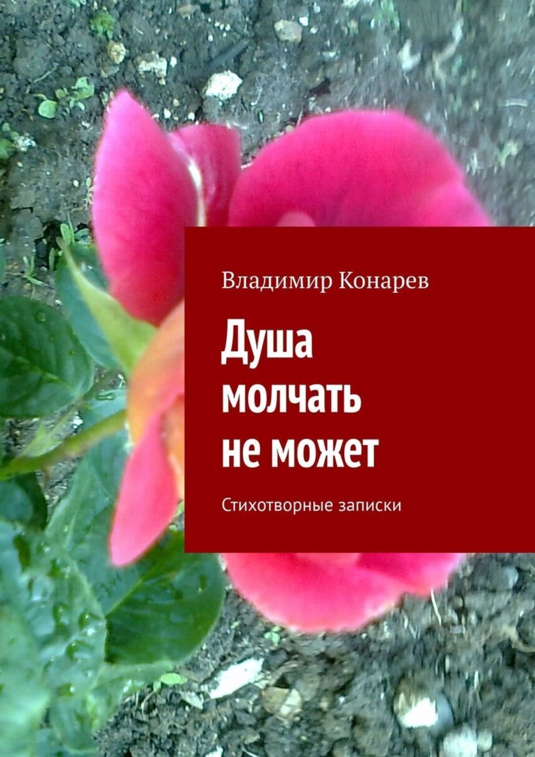 Обложка «Душа молчать не может. Стихотворные записки»