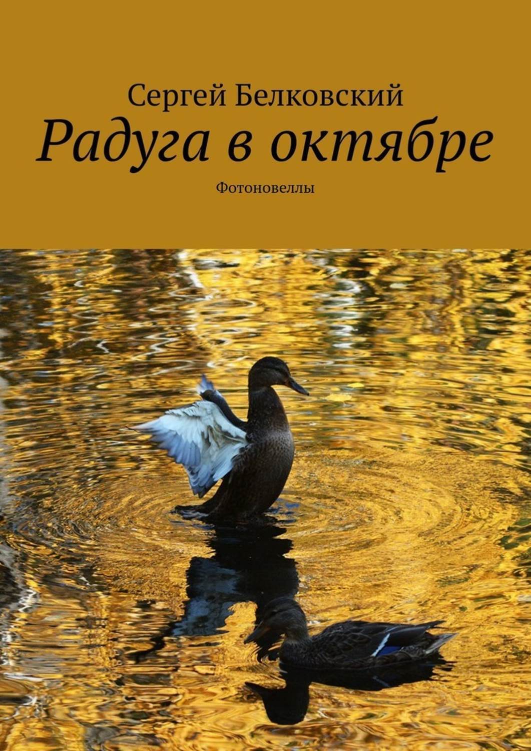 Обложка «Радуга в октябре. Фотоновеллы»