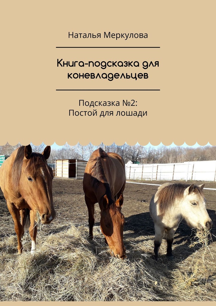 

Книга-подсказка для коневладельцев. Подсказка №2: Постой для лошади