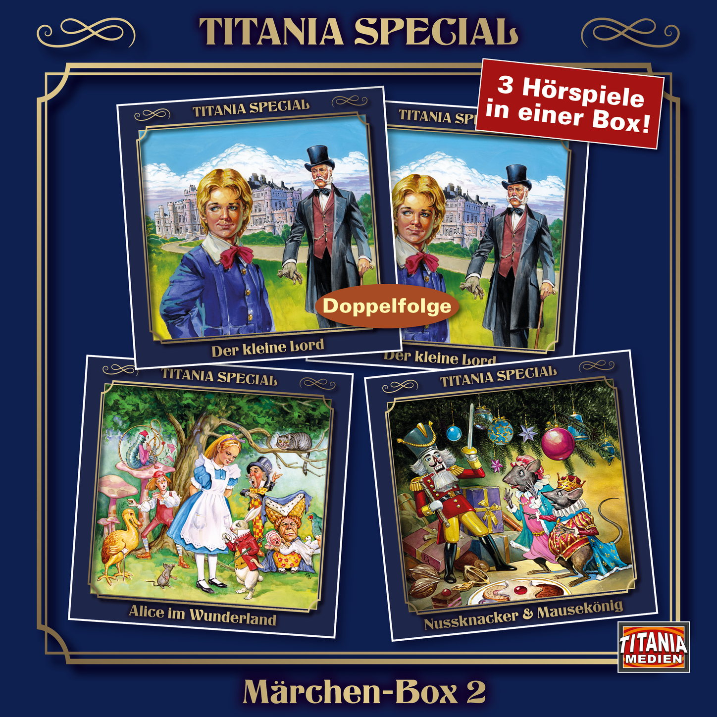 Titania Special, Märchenklassiker, Box 2: Der kleine Lord, Alice im  Wunderland, Nussknacker & Mausekönig, E.T.A. Hoffmann – слушать онлайн или  скачать mp3 на ЛитРес