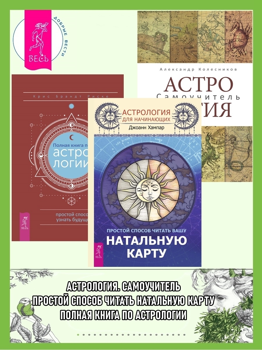 Астрология для начинающих: Простой способ читать вашу натальную карту.  Астрология: Самоучитель. Полная книга по астрологии: Простой способ узнать  будущее, Александр Колесников – скачать книгу fb2, epub, pdf на ЛитРес