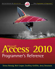 Access 2010 Programmer\'s Reference