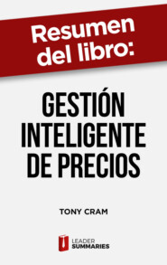 Resumen del libro \"Gestión inteligente de precios\" de Tony Cram