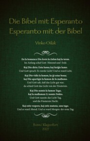 Die Bibel mit Esperanto - Esperanto mit der Bibel