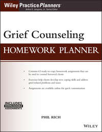 34419926 [Phil Rich, Wiley] Grief Counseling Homework Planner