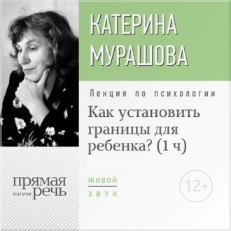 Лекция «Как установить границы для ребенка?» - Екатерина Мурашова